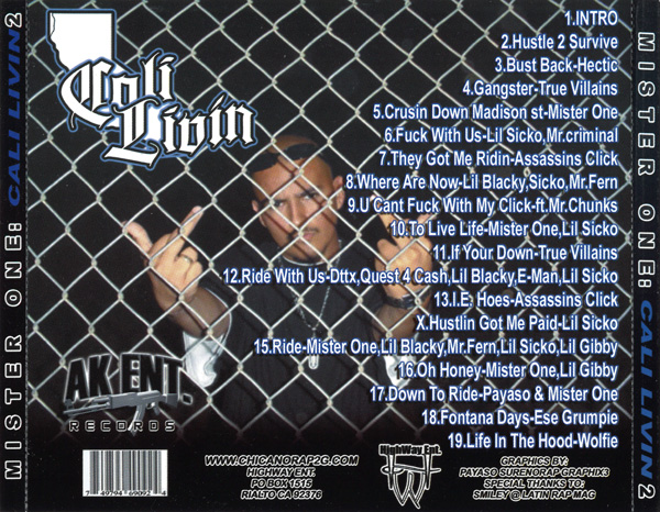 Mister One Presents... Cali Livin 2 Chicano Rap
